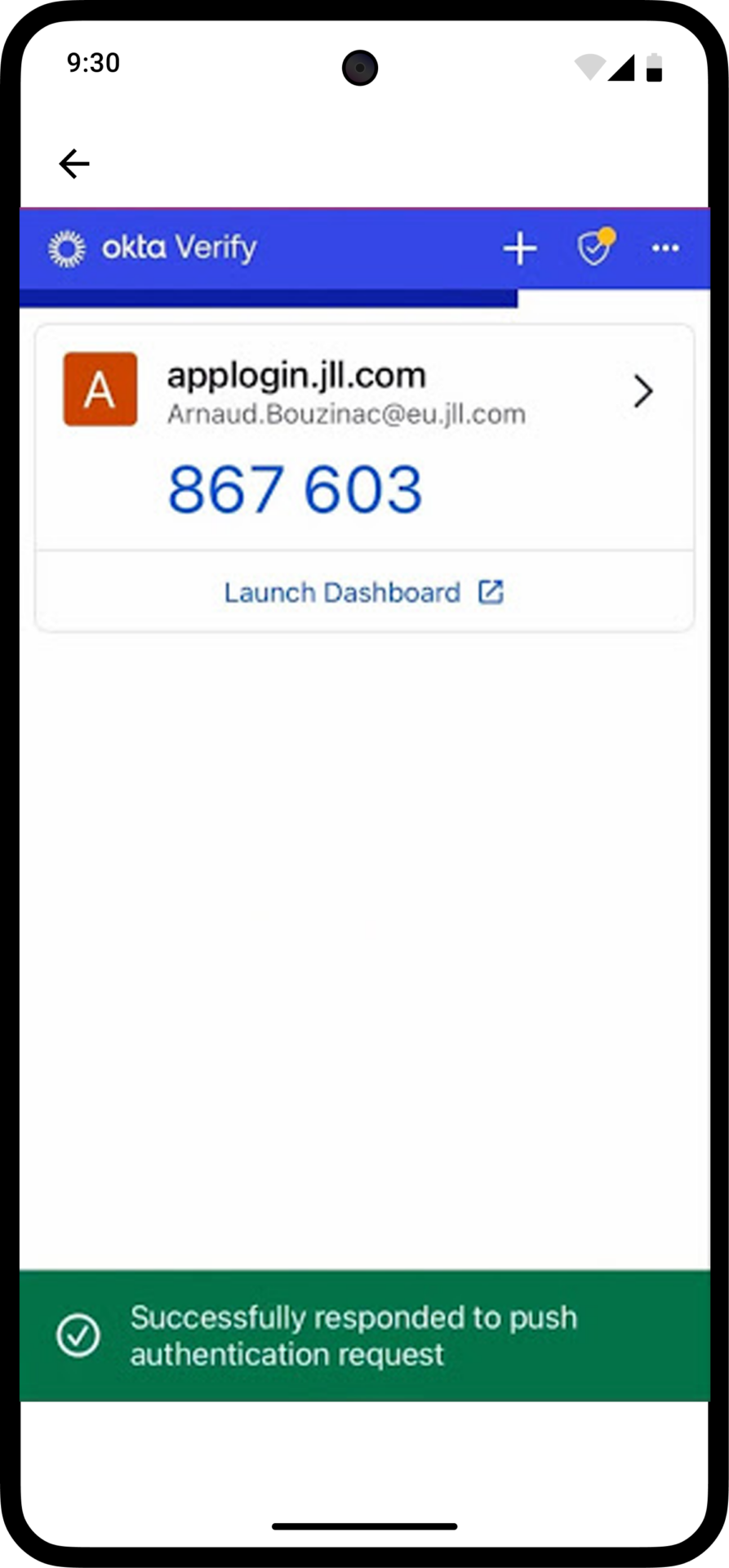 9 JLL authenticate respond