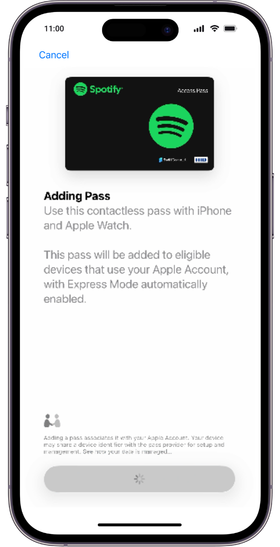 Spotify Apple Adding